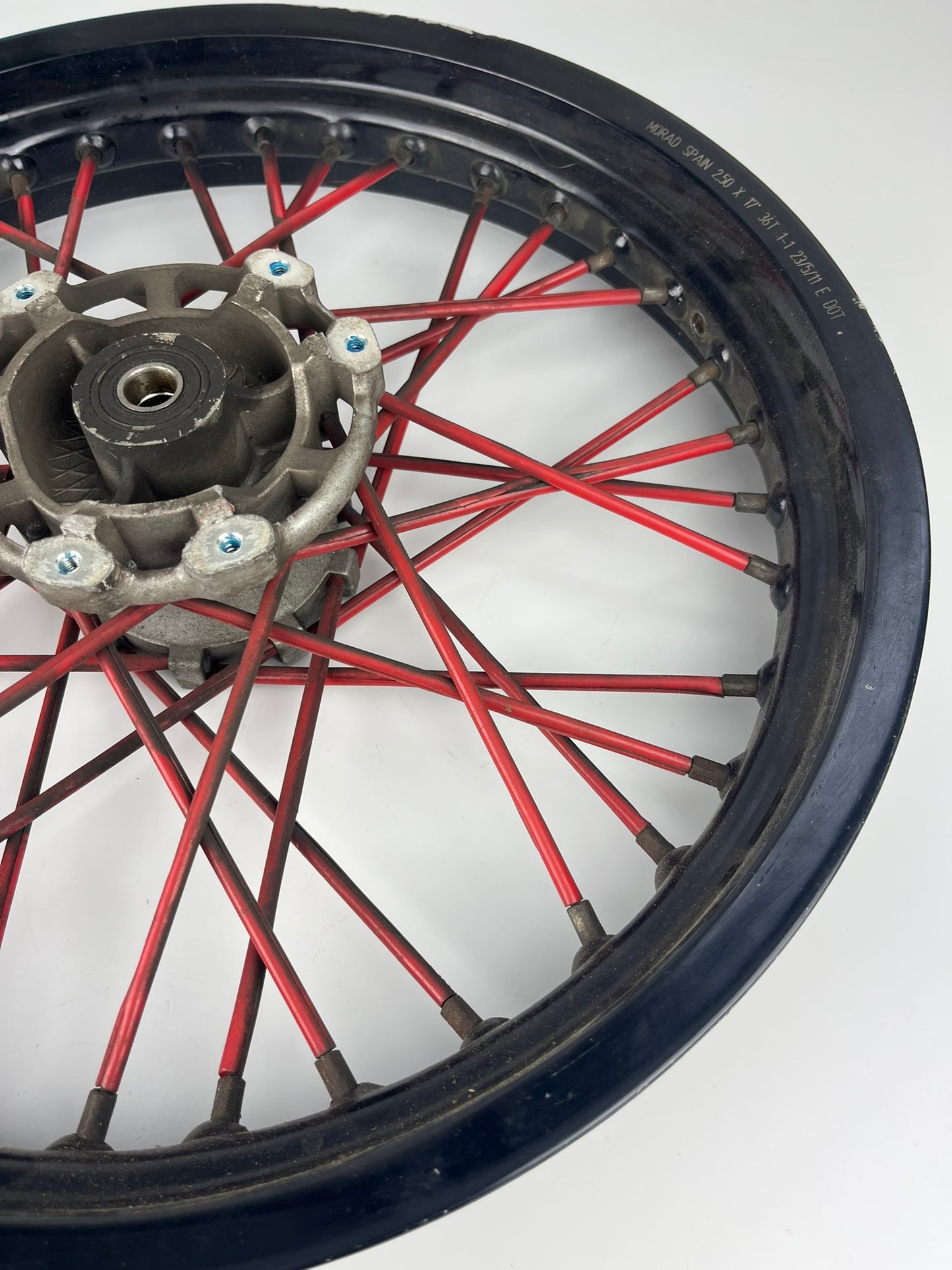 vordere Speichenfelge, Derbi/Aprilia/Gilera, 17Z, 15mm Achsdurchmesser
