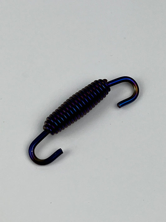 Auspufffeder, Titanoptik, 55mm
