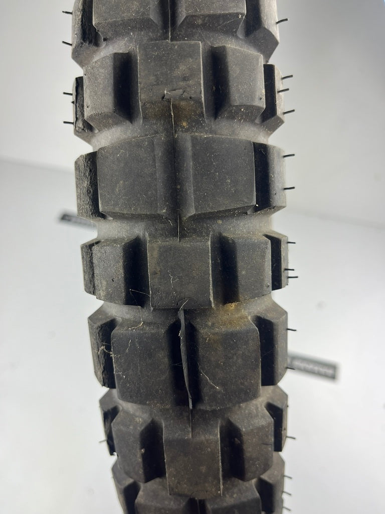 vordere Speichenfelge mit Stollenreifen, Derbi/Aprilia/Gilera, 80/90-21, 12mm Achsdurchmesser