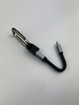 Ladekabel Schlüsselanhänger, 10cm, USB auf IPhone/Samsung/USB-C