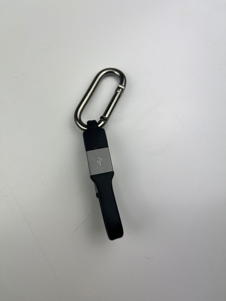 Ladekabel Schlüsselanhänger, 10cm, USB auf IPhone/Samsung/USB-C
