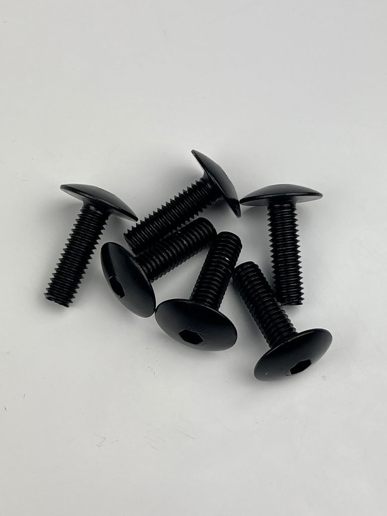 Schraubensatz Verkleidung schwarz, M6x20, 6 Stk.