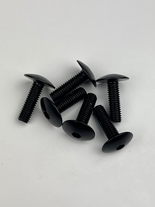 Schraubensatz Verkleidung schwarz, M6x20, 6 Stk.