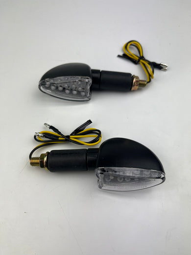 LED Blinker, schwarz 2 Stk.