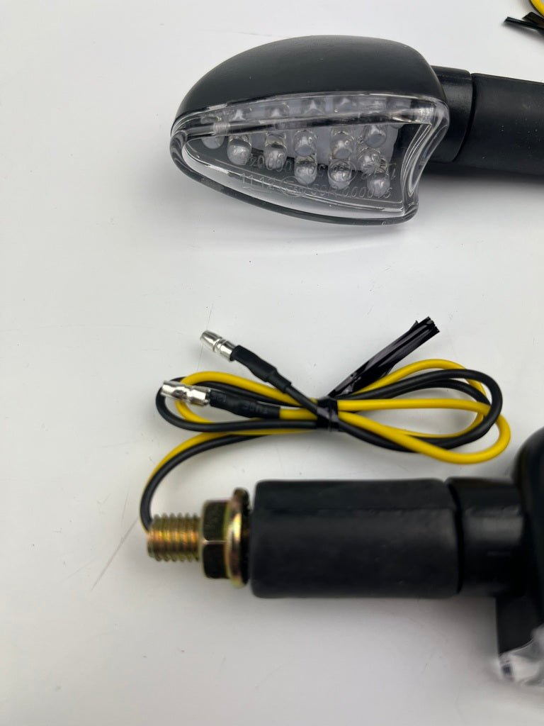 LED Blinker, schwarz 2 Stk.