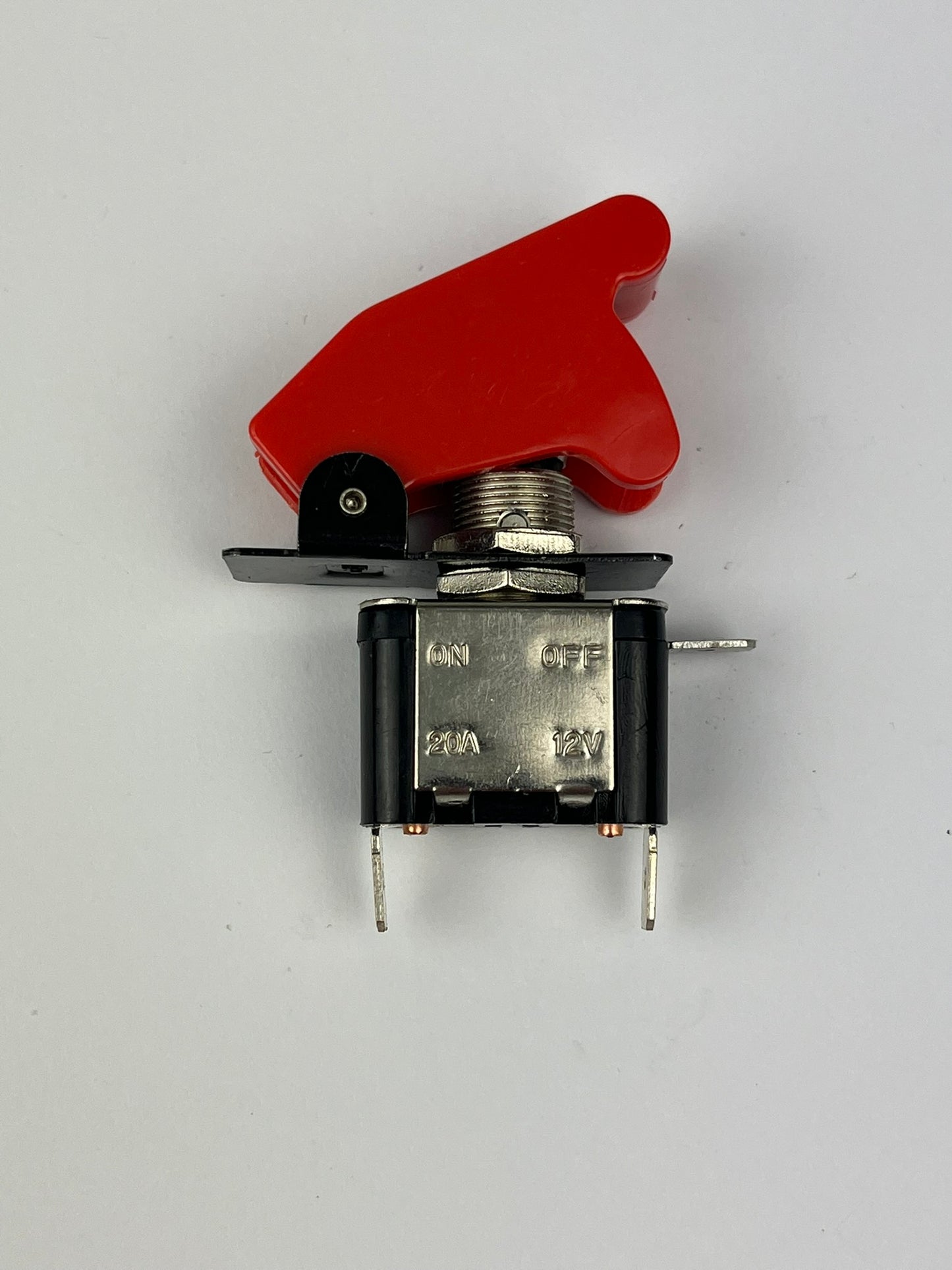 Schalter mit Schutzklappe und LED, universal