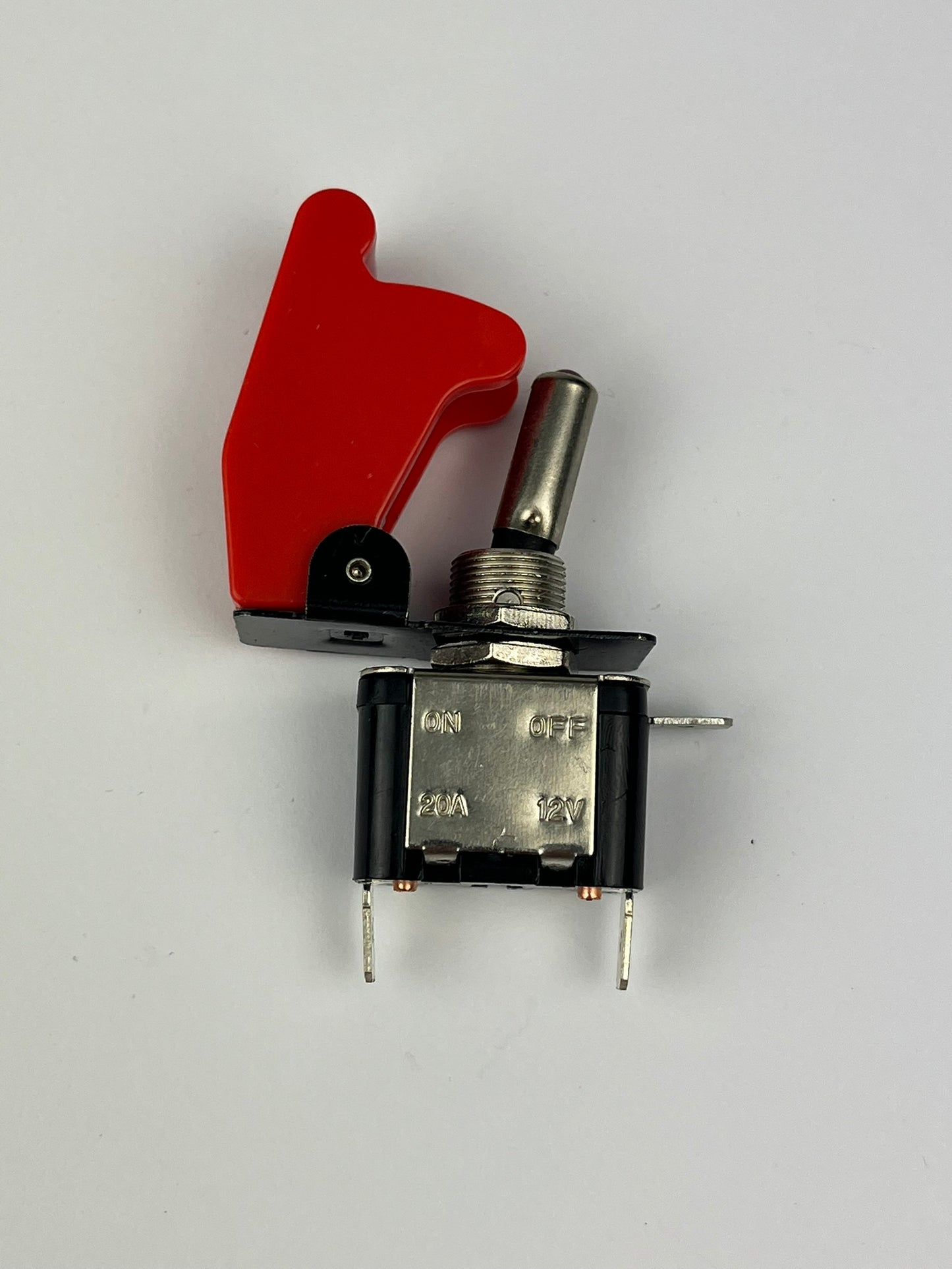 Schalter mit Schutzklappe und LED, universal