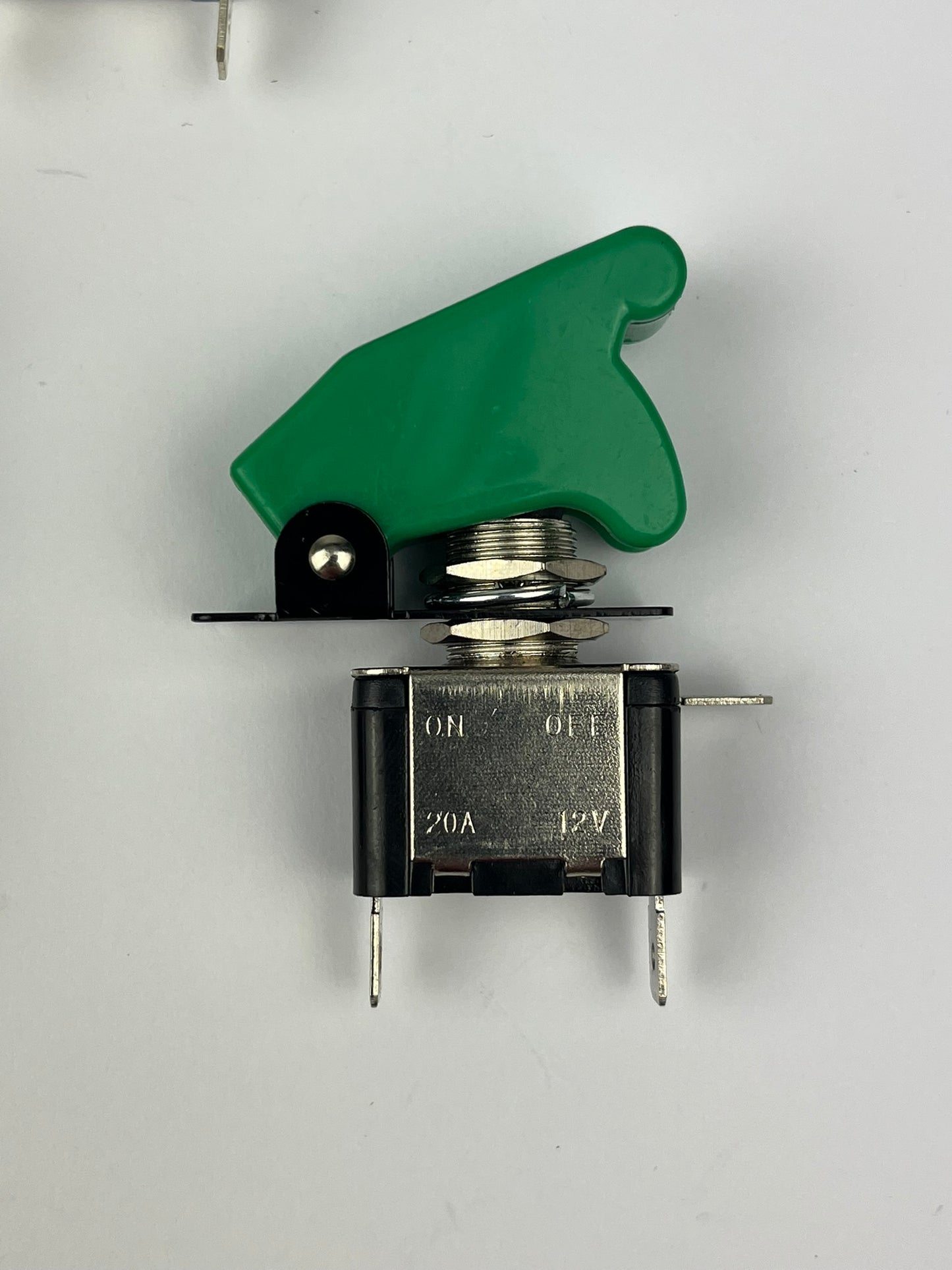 Schalter mit Schutzklappe und LED, universal