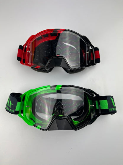 Crossbrille MX-EVO rot/grün