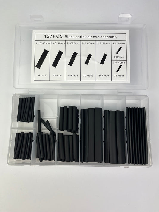 Schrumpfschlauch Sortiment, 127 Stück, 2-13mm