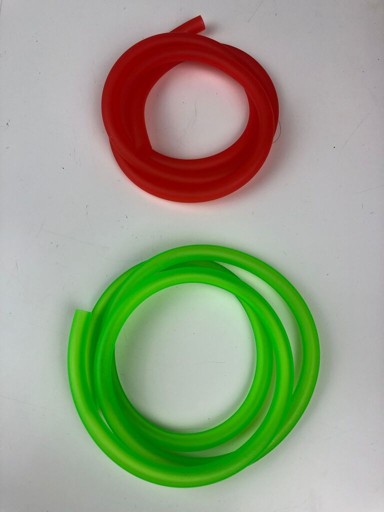 Benzinschlauch 5x9mm, grün/rot, 1m