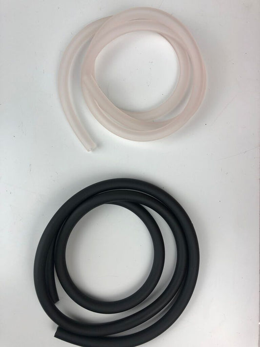 Benzinschlauch 5x9mm, schwarz/transparent, 1m