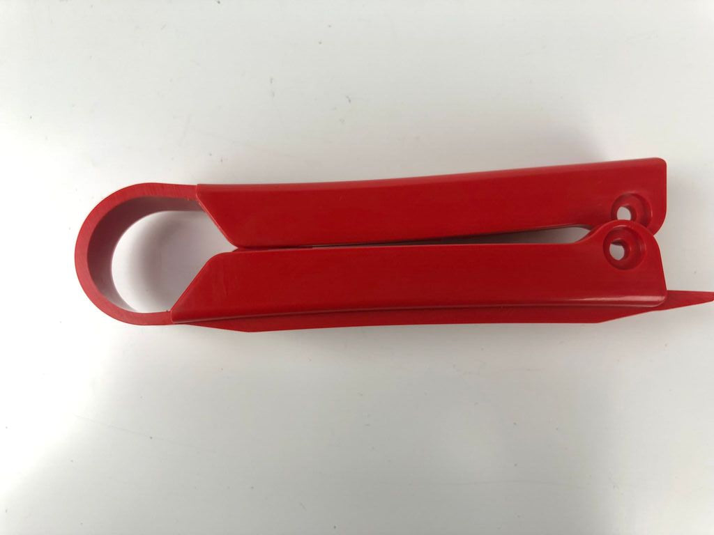 Kettengleitführung rot für Aprilia RX, SX, Derbi Senda, Gilera RCR, SMT (06-)