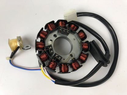 Lichtmaschine Stator 12 Pole, Minarelli AM6 Power Up (Moric), NEU