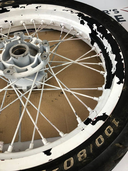 vordere Speichenfelge mit Reifen, Derbi/Aprilia/Gilera, 100/80-17, ohne Lager