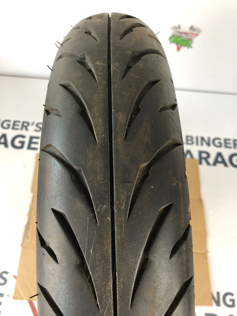 vordere Speichenfelge mit Reifen, Derbi/Aprilia/Gilera, 100/80-17, ohne Lager