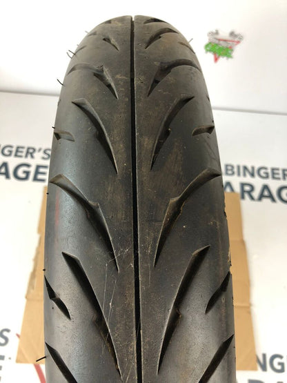 vordere Speichenfelge mit Reifen, Derbi/Aprilia/Gilera, 100/80-17, ohne Lager