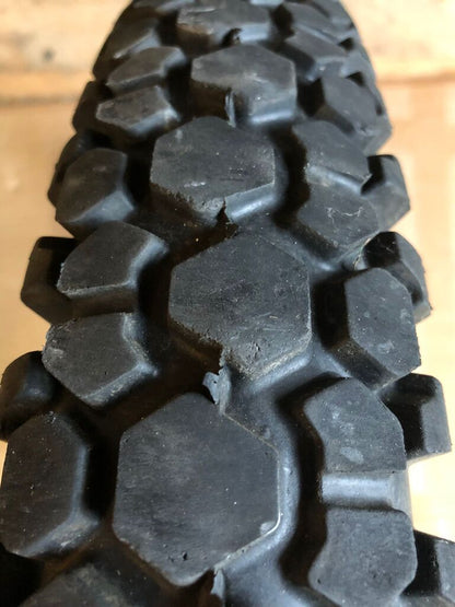 vordere Speichenfelge mit Stollenreifen, Derbi/Aprilia/Gilera, 80/90-21, 15mm Achsdurchmesser