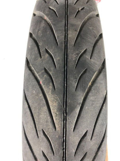 vordere Speichenfelge mit Reifen, Derbi/Aprilia/Gilera, 100/80-17, 12mm Achsdurchmesser