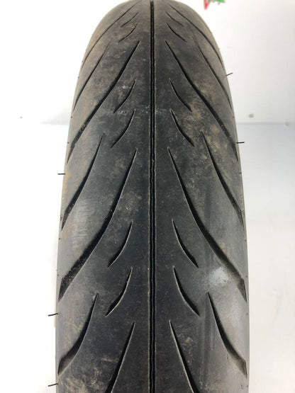 vordere Speichenfelge mit Reifen, Derbi/Aprilia/Gilera, 100/80-17, 12mm Achsdurchmesser