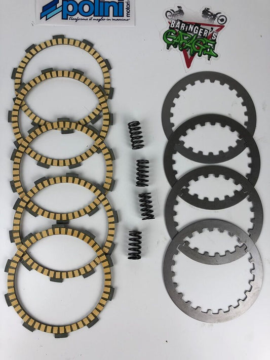 Kupplungsbeläge Polini, 5 Scheiben inkl. Federn, AM6, NEU