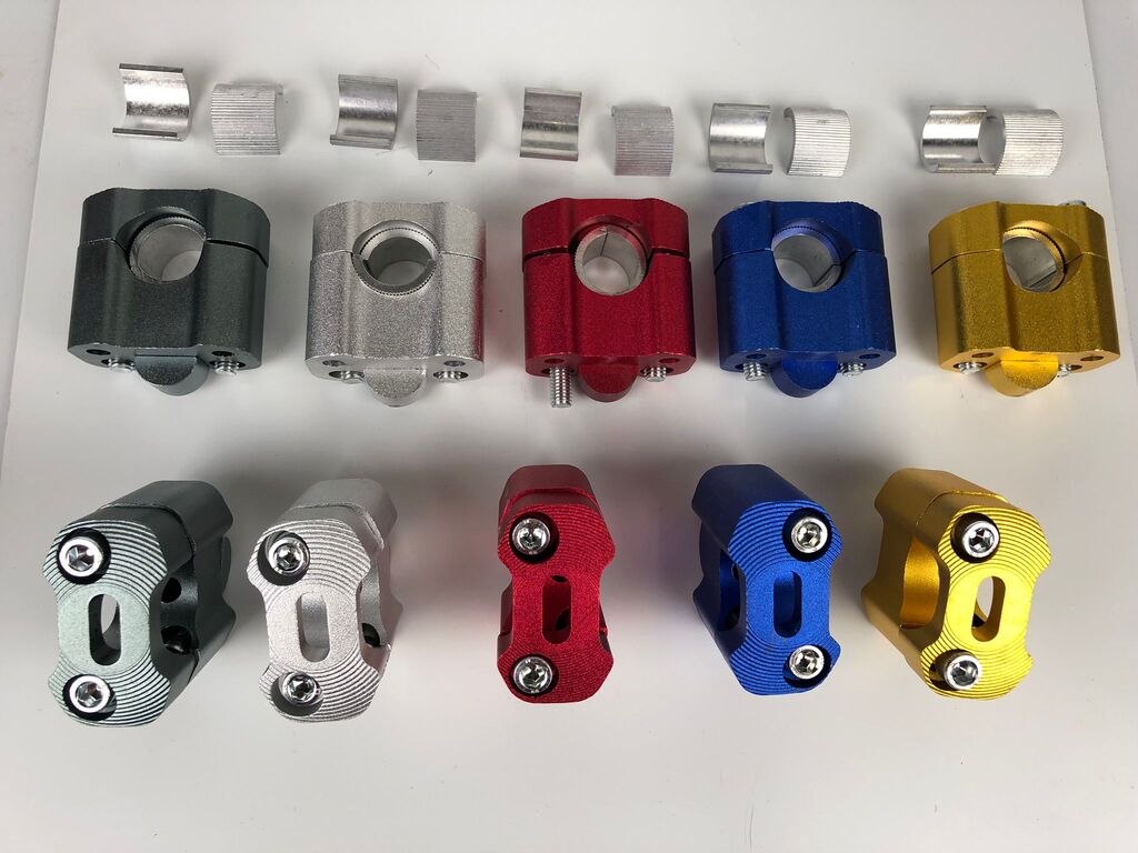 Lenkerklemme / Lenkeraufnahme für 22mm und 28mm Lenker,  NEU