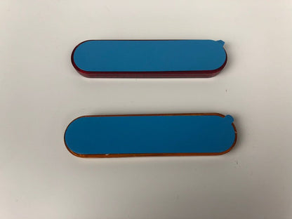 Reflektor 95x25mm, selbstklebend, rot/orange