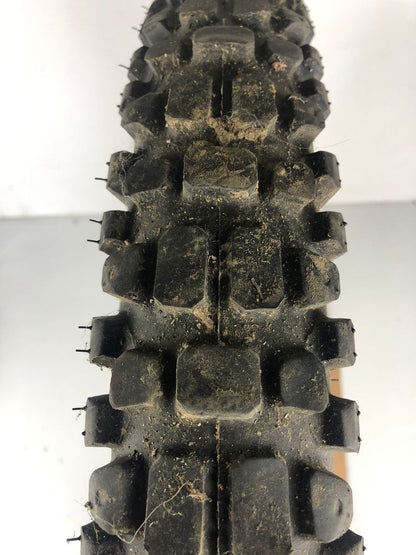 vordere Speichenfelge mit Stollenreifen, Derbi/Aprilia/Gilera, 80/90-21, 12mm Achsdurchmesser