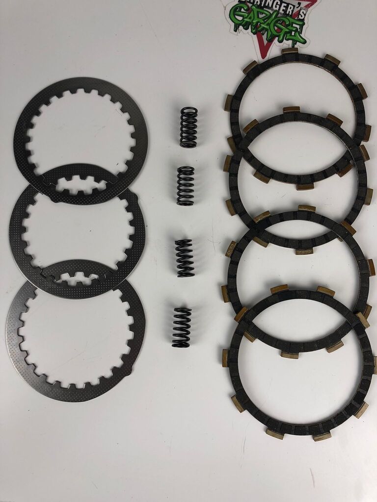 Kupplungsscheiben Set, 4 Scheiben Sportkupplung, Minarelli AM6, NEU